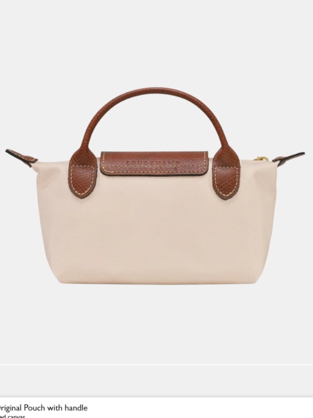 NWT Longchamp Le Pliage Original Pouch with handle - Picture 4 of 9